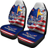 One Nation Under God American Flag Day Car Seat Covers 212102 - YourCarButBetter