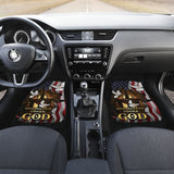 One Nation Under God American Flag Pigeon Flying Car Floor Mats 212501 - YourCarButBetter