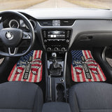 One Nation Under God American Flag Wings Cross Car Floor Mats 211703 - YourCarButBetter