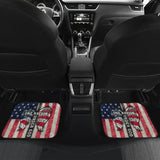 One Nation Under God American Flag Wings Cross Car Floor Mats 211703 - YourCarButBetter