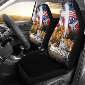 One Nation Under God Pledge of Allegiance USA Patriot Pride American Flag Car Seat Covers 212501 - YourCarButBetter
