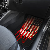 One Nation Under God Proud American Flag Universal Printing Car Floor Mats 212501 - YourCarButBetter