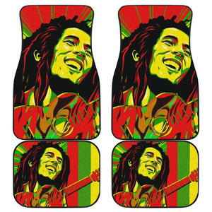 One of Kind Rasta Bob Marley Reggae Car Floor Mats 210703 - YourCarButBetter