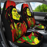One of Kind Rasta Bob Marley Reggae Car Seat Covers 210703 - YourCarButBetter