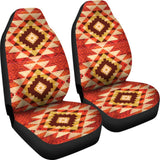 Orange Aztec Car Seat Covers 174510 - YourCarButBetter