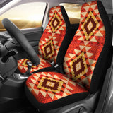 Orange Aztec Car Seat Covers 174510 - YourCarButBetter