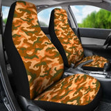 Orange Camouflage Car Seat Covers 112608 - YourCarButBetter