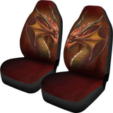 Orange Dragon Digital Art Design Amazing Gift Ideas Car Seat Covers 212501 - YourCarButBetter