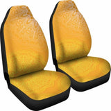 Orange Mandalas Car Seat Covers 105905 - YourCarButBetter