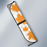 Orange Maple Leaf Pattern Car Auto Sun Shades 174510 - YourCarButBetter