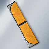 Orange Traditional Indian Element Pattern Car Auto Sun Shades 094201 - YourCarButBetter