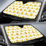 Oranges Leaves Pattern Car Auto Sun Shades 182102 - YourCarButBetter