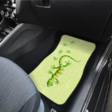 Ornate Green Lizard Reptile Car Floor Mats 211706 - YourCarButBetter