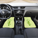 Ornate Green Lizard Reptile Car Floor Mats 211706 - YourCarButBetter