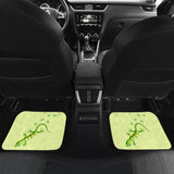 Ornate Green Lizard Reptile Car Floor Mats 211706 - YourCarButBetter