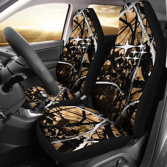 Outshine Camouflage Subaru Printed Car Seat Covers 212803 - YourCarButBetter