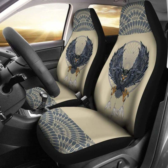 Owl And Dreamcatcher Car Seat Covers 174716 - YourCarButBetter