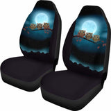 Owl At Night Car Seat Covers 174716 - YourCarButBetter