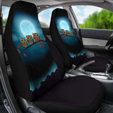 Owl At Night Car Seat Covers 174716 - YourCarButBetter