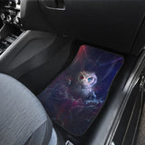 Owl Blue Red Eyes Art Design Car Floor Mats Animals Fantasy 210302 - YourCarButBetter