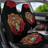 Owl Car Seat Covers - Colorful Owl Design 094209 - YourCarButBetter