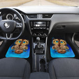Owl Chibi Funny Face Car Floor Mats 094209 - YourCarButBetter