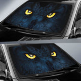 Owl Eyes Art Animal Car Sun Shades Amazing Gift 210101 - YourCarButBetter