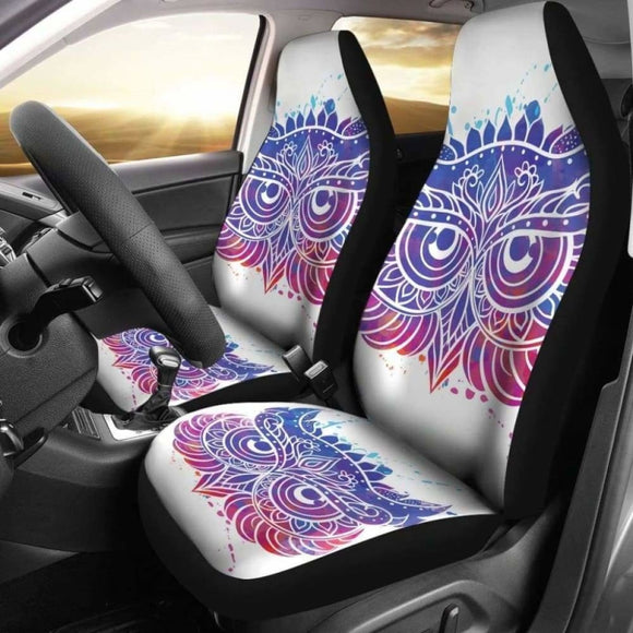 Owl Face Car Seat Covers 174716 - YourCarButBetter