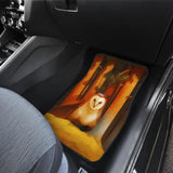 Owl Face In Autumn Wild Animal Car Floor Mats 094209 - YourCarButBetter