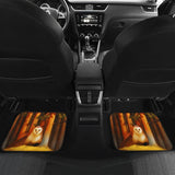 Owl Face In Autumn Wild Animal Car Floor Mats 094209 - YourCarButBetter