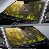 Owl Forest Hd 4K Car Sun Shade 172609 - YourCarButBetter