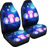 Owl In Night Car Seat Covers 174716 - YourCarButBetter