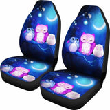 Owl In Night Car Seat Covers 174716 - YourCarButBetter