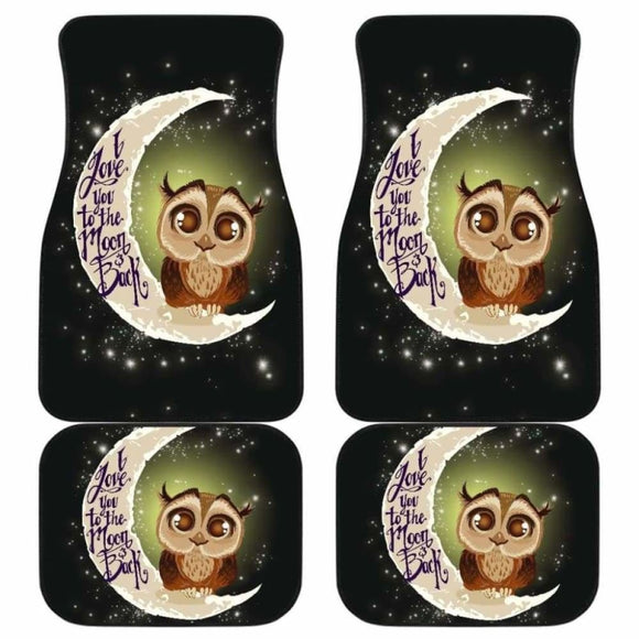 Owl Moon Car Floor Mats 201216 - YourCarButBetter