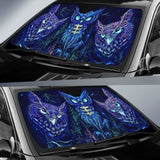 Owl Mystical Animal Car Sun Shades Amazing Gift 210101 - YourCarButBetter