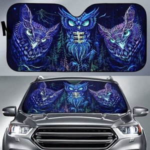 Owl Mystical Animal Car Sun Shades Amazing Gift 210101 - YourCarButBetter