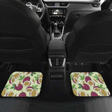 Paassion Fruit Pattern Front And Back Car Mats 174914 - YourCarButBetter