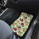 Paassion Fruit Pattern Front And Back Car Mats 174914 - YourCarButBetter