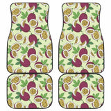 Paassion Fruit Pattern Front And Back Car Mats 174914 - YourCarButBetter