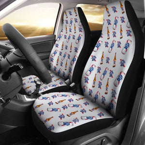 Pabst Blue Ribbon Car Seat Covers Funny For Beer Lover 195016 - YourCarButBetter