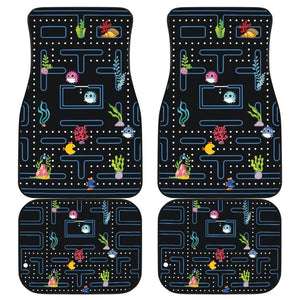 Pacman Fish Game Fishing Car Floor Mats 182417 - YourCarButBetter