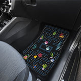 Pacman Fish Game Fishing Car Floor Mats 182417 - YourCarButBetter