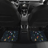 Pacman Fish Game Fishing Car Floor Mats 182417 - YourCarButBetter