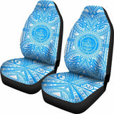 Palau Car Seat Cover - Palau Coat Of Arms Polynesian Flag Color 105905 - YourCarButBetter