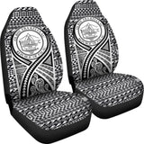 Palau Car Seat Cover - Palau Seal Polynesian Tattoo Black - 9 174914 - YourCarButBetter