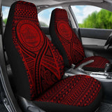 Palau Car Seat Cover - Palau Seal Polynesian Tattoo Red - 9 174914 - YourCarButBetter