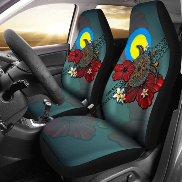 Palau Car Seat Covers Blue Turtle Tribal Amazing 091114 - YourCarButBetter