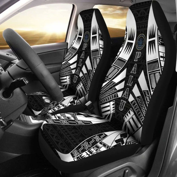 Palau Car Seat Covers - Palau Seal Polynesian Tattoo Black - 9 174914 - YourCarButBetter
