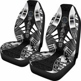 Palau Car Seat Covers - Palau Seal Polynesian Tattoo Black - 9 174914 - YourCarButBetter