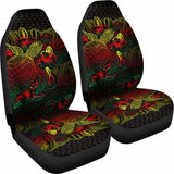 Palau Car Seat Covers - Palau Seal Turtle Hibiscus Reggae - 105905 - YourCarButBetter